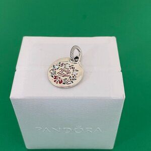 Disney Parks Pandora Holiday Christmas Happy Holly Days Charm